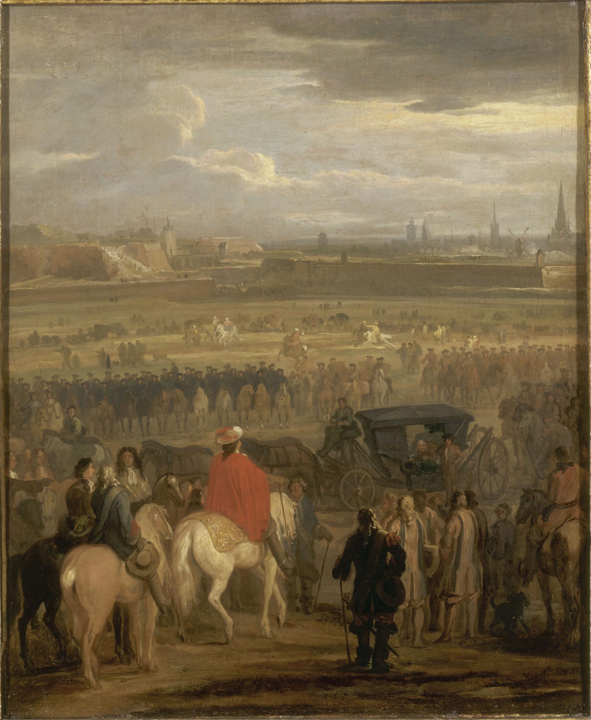 Adam Frans van der Meulen, Reddition de la citadelle de Cambrai, 18 avril 1677