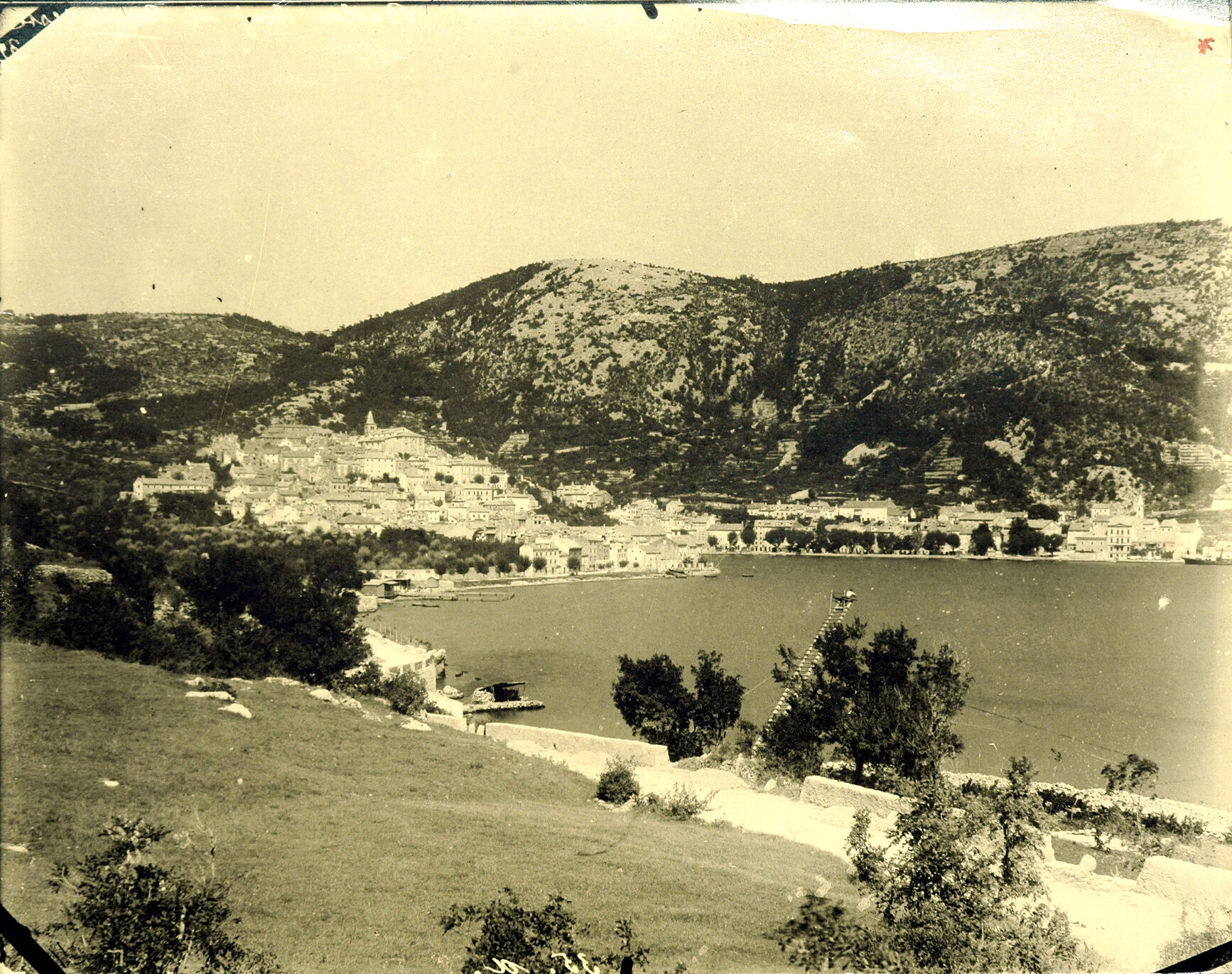 Hinko Krapek (?), Bakar - Veduta mjesta koncem 19. stoljeća