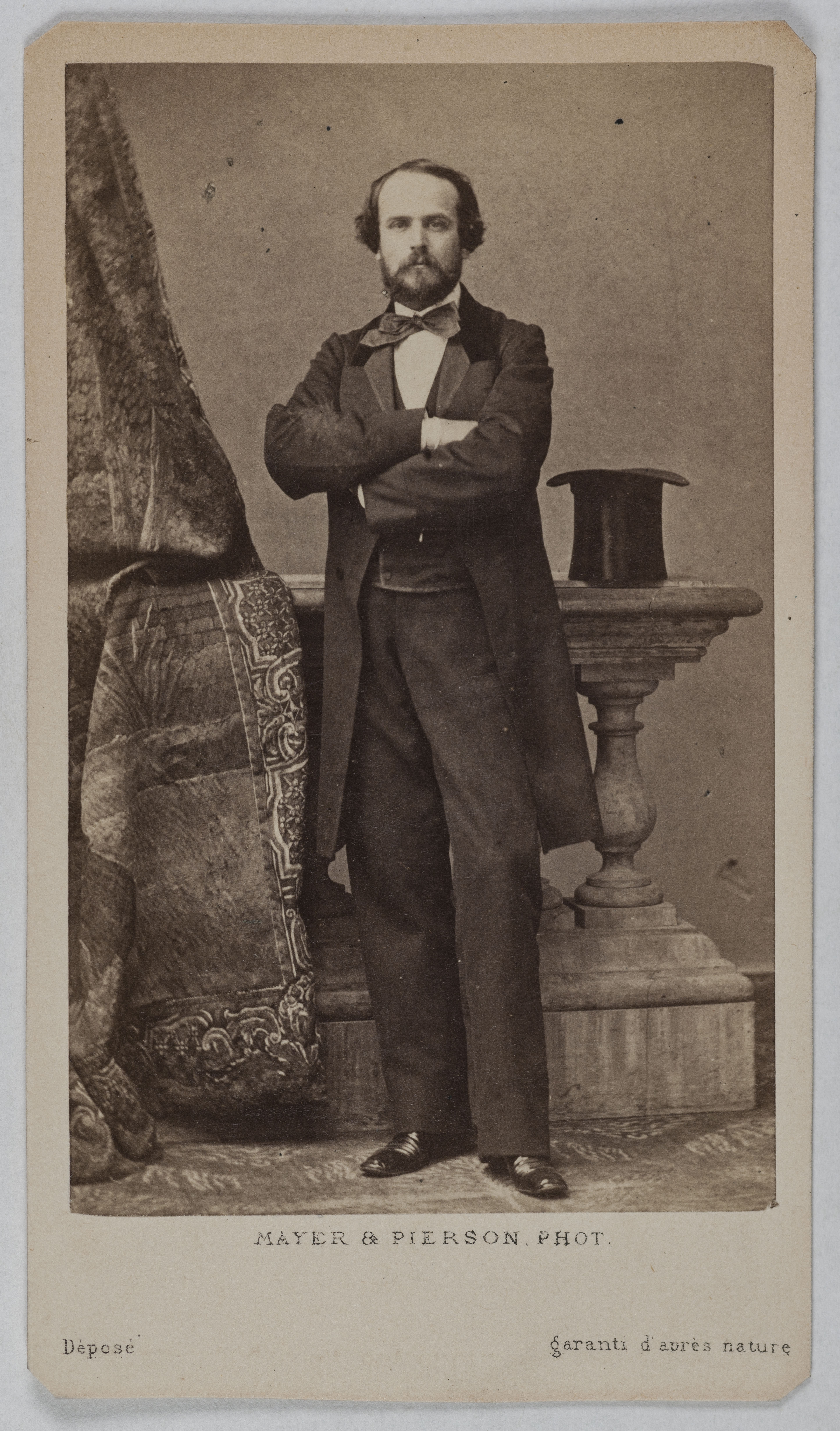 Mayer Frères et Pierson, Portrait de Italo Gardoni (1820-1882), (chanteur lyrique à l'Opéra, au théâtre des Italiens)