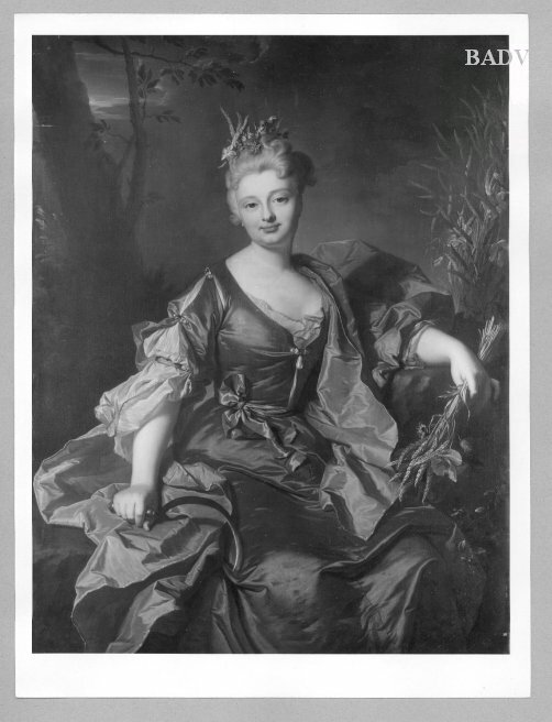 Hyacinthe Rigaud, Portrait of Mlle. Lebrait