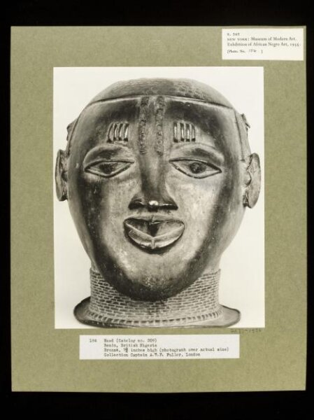 Walker Evans, Man's Head, Benin