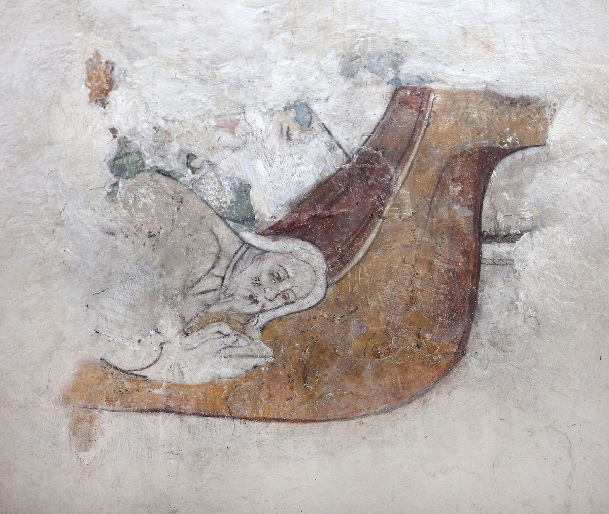 Bengt Backlund, Kalkmålning av Albertus Pictor, Bälinge kyrka, Uppland 2011