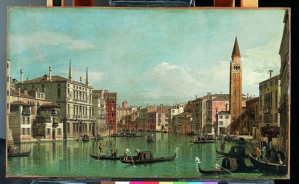 Canaletto (Giovanni Antonio Canal), The Grand Canal, Venice, Looking Southeast, with the Campo della Carità to the Right