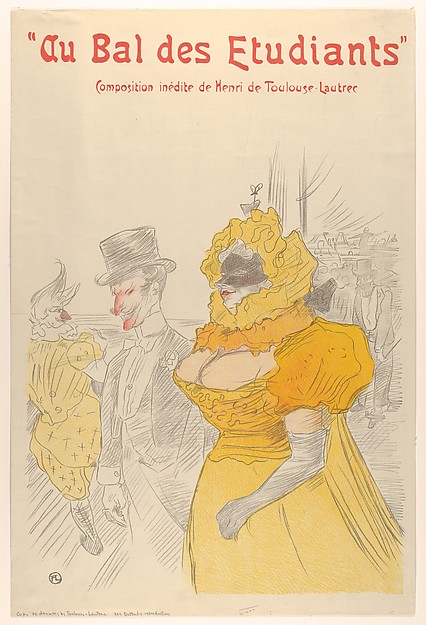 Henri de Toulouse-Lautrec, Au Bal des Etudiants