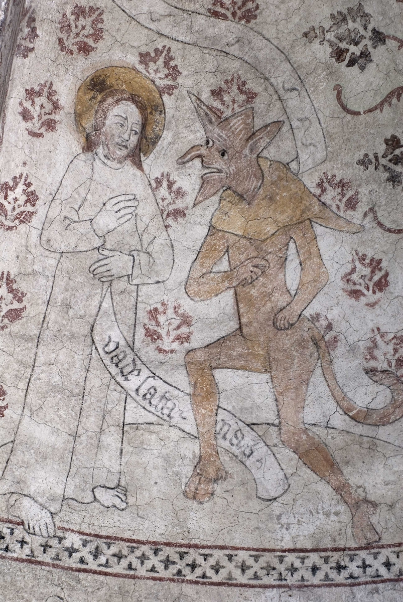 Bengt Backlund, Kalkmålning i Almunge kyrka, Uppland 2009