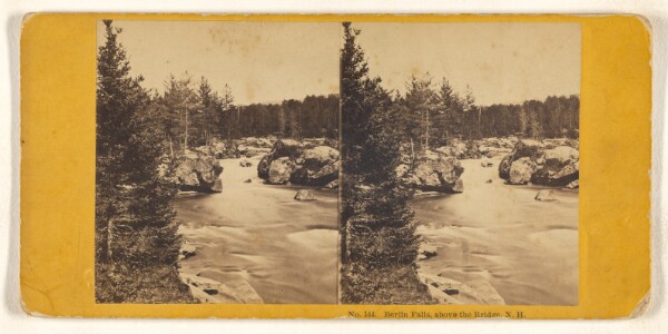 John P. Soule, Berlin Falls, above the Bridge, N.H.