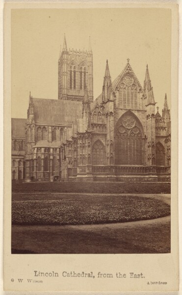 George Washington Wilson, Lincoln Cathedral, from the East.