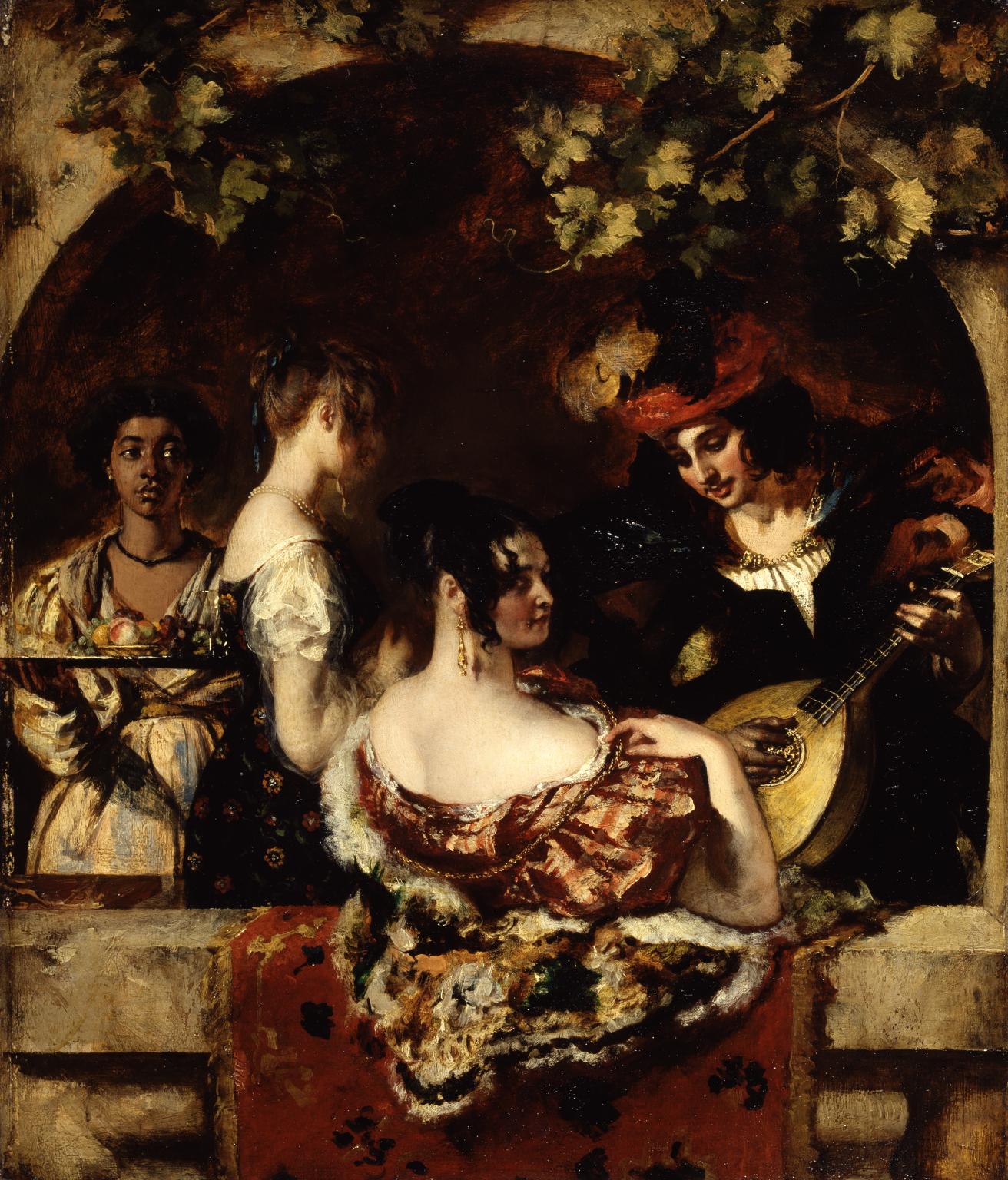 William Etty, The Lute Player