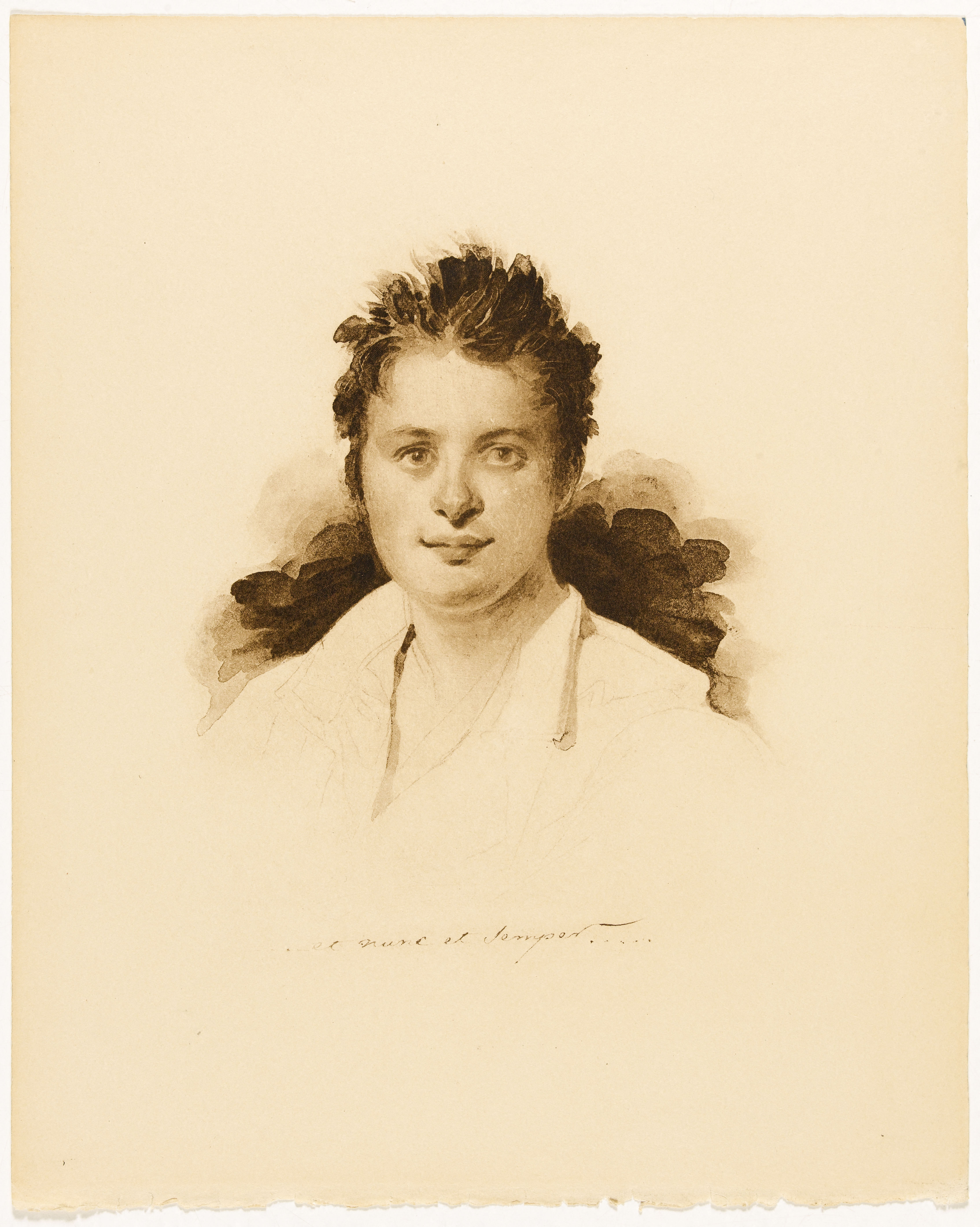 Achille Devéria, Portrait de Balzac