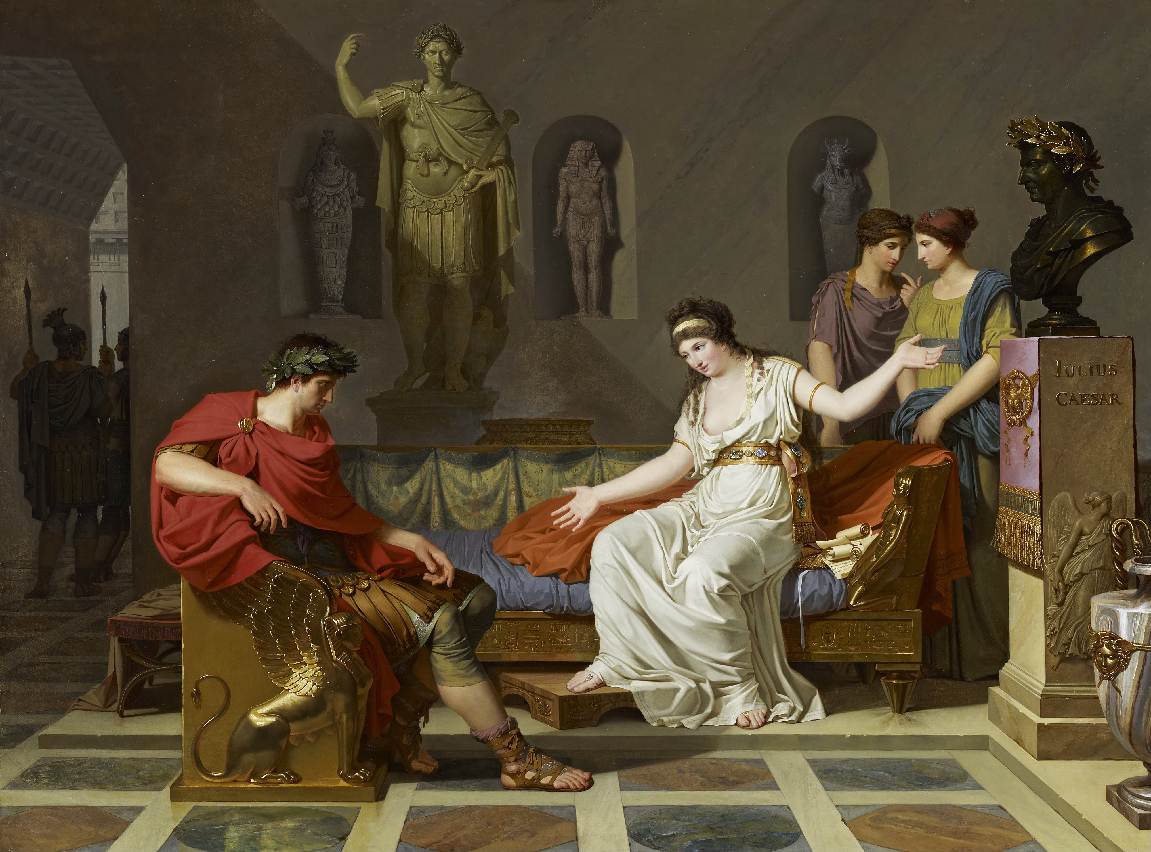 Louis Gauffier, Cleopatra and Octavian