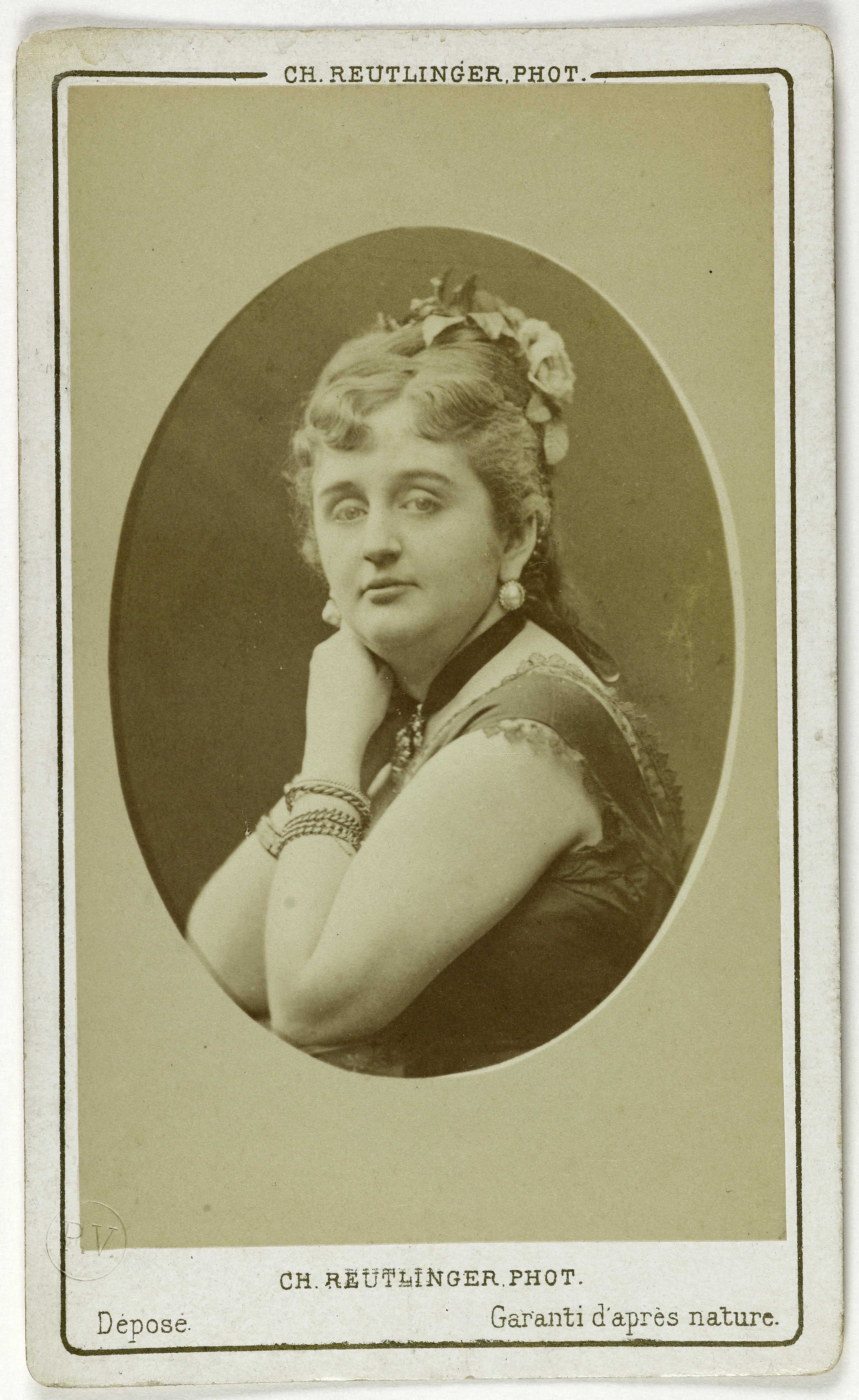 Charles Reutlinger, Portrait de Méry Laurent (née Anne Rose Suzanne Louviot 1849-1900), actrice