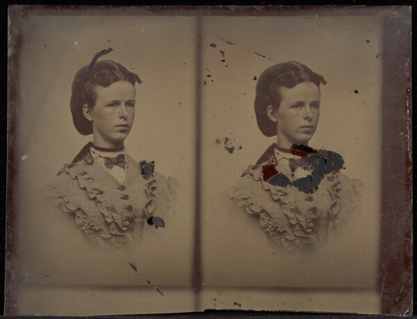 Jacob Byerly, [Double portrait of a young woman]
