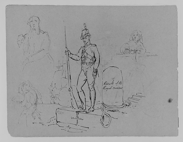 Thomas Sully, (From Sketchbook)