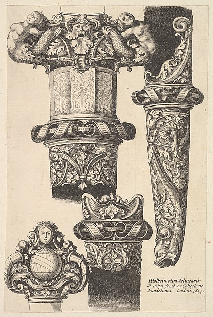 Wenceslaus Hollar, Daggars and scabbards, from "Military Ornament"