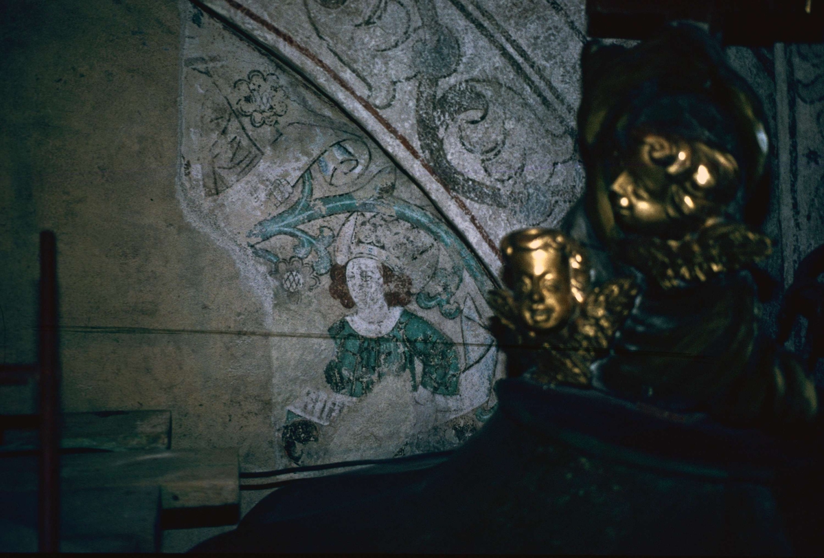 Rune Hammarling, Lime painting in Viksta Church, Viksta parish, Uppland 1986