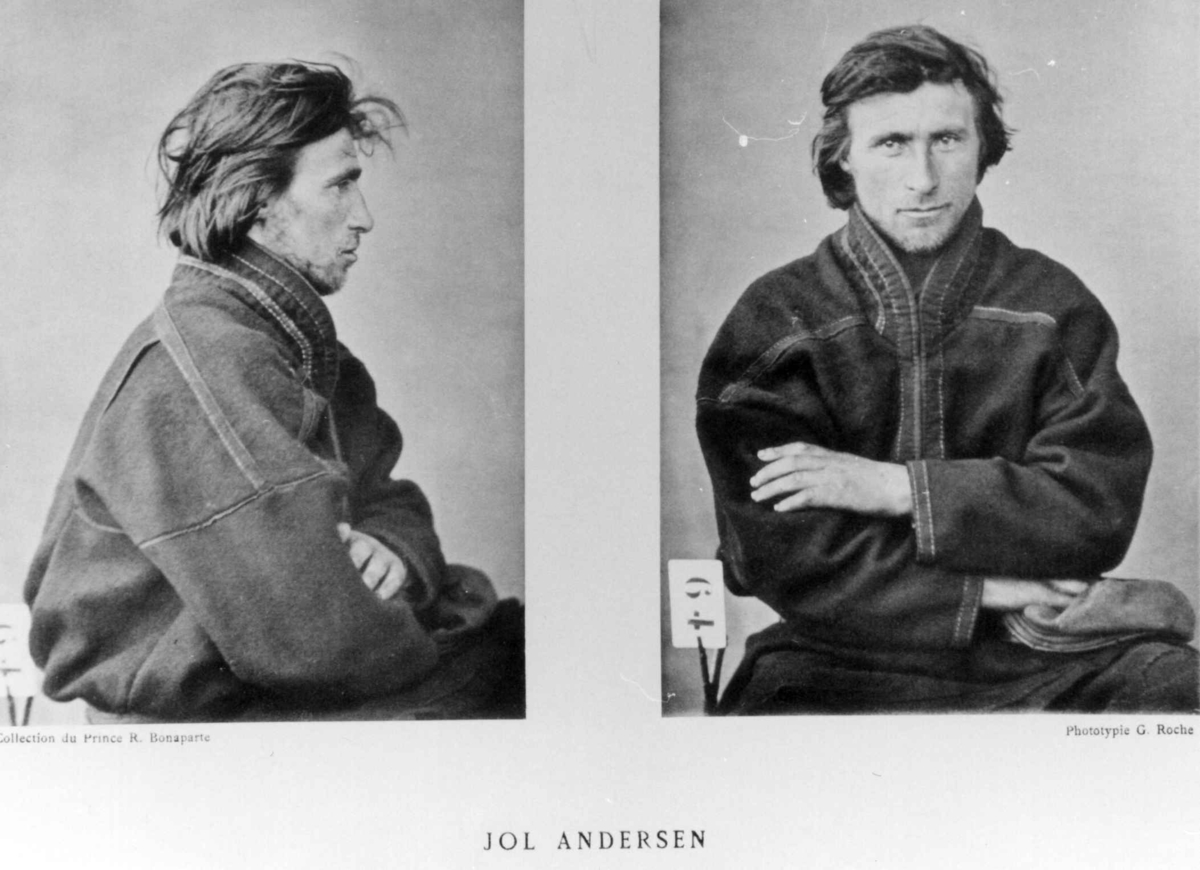 G. Roche, Roland Bonaparte sin samling. Portrett av Jol Andersen. Inngår i Bonapartes sameportretter som nr. 64. Bonaparte