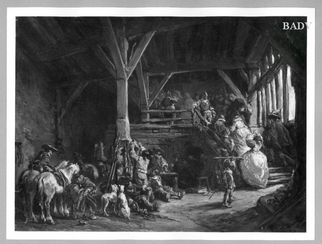 Eugène Isabey, Inn in the 30 years war
