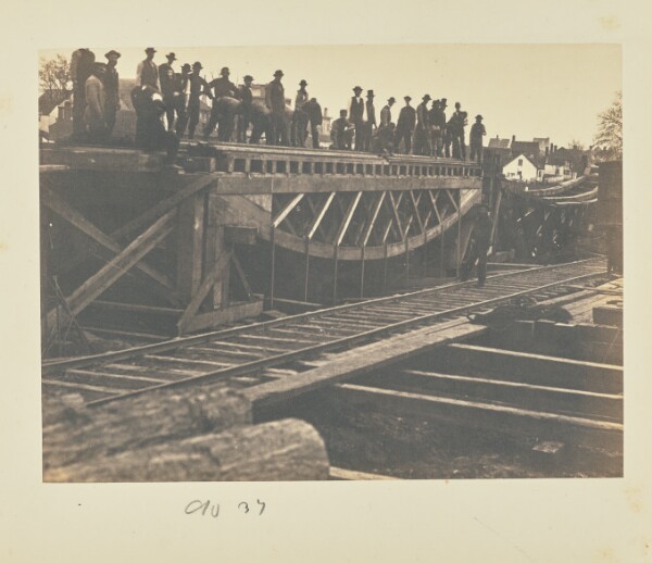 A. J. Russell, [Truss Experiment, Loading Bridge No. 36]