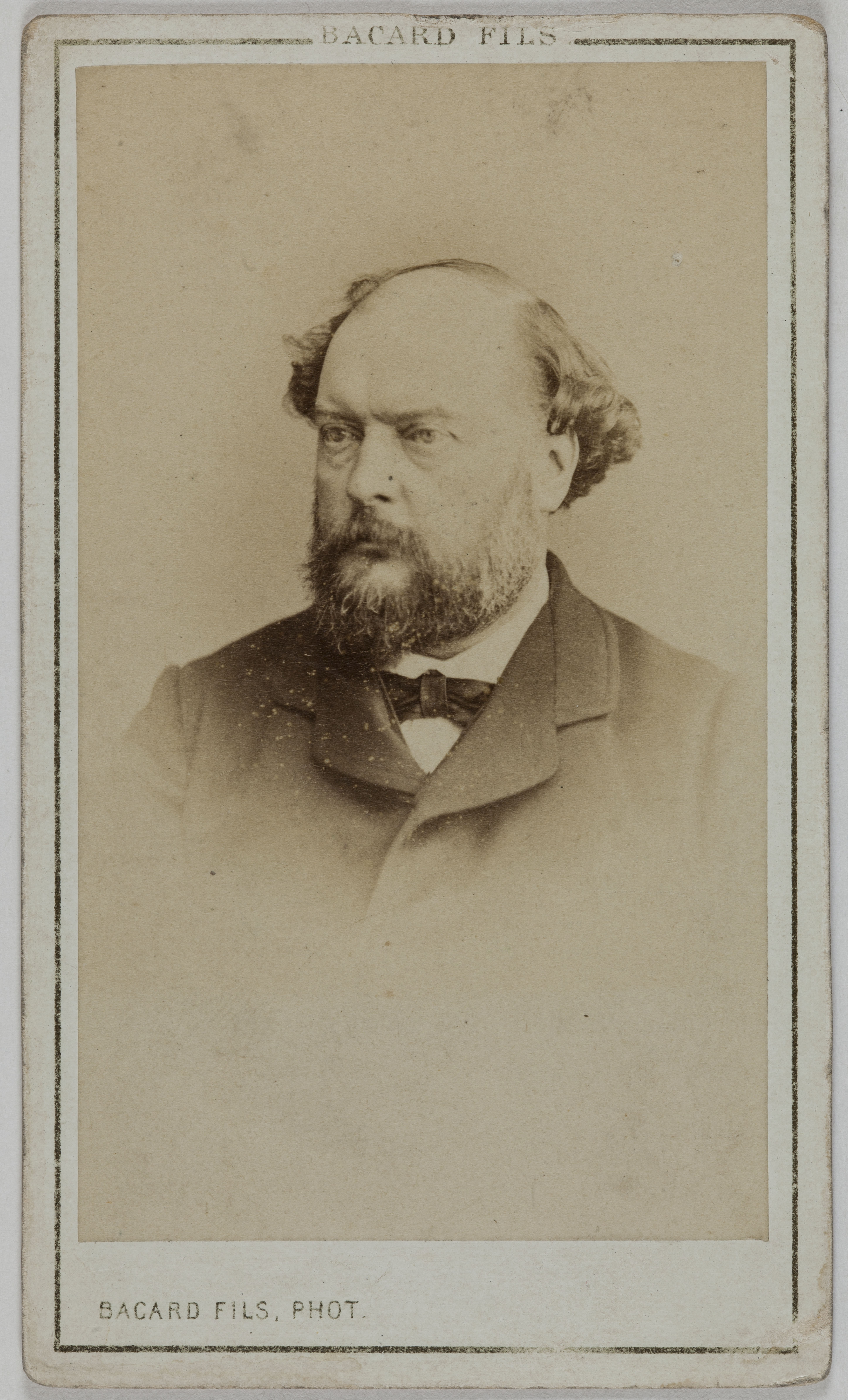 Bacard Fils, Portrait de Désiré Bancel (1822-1871), (homme politique, avocat, littérateur)