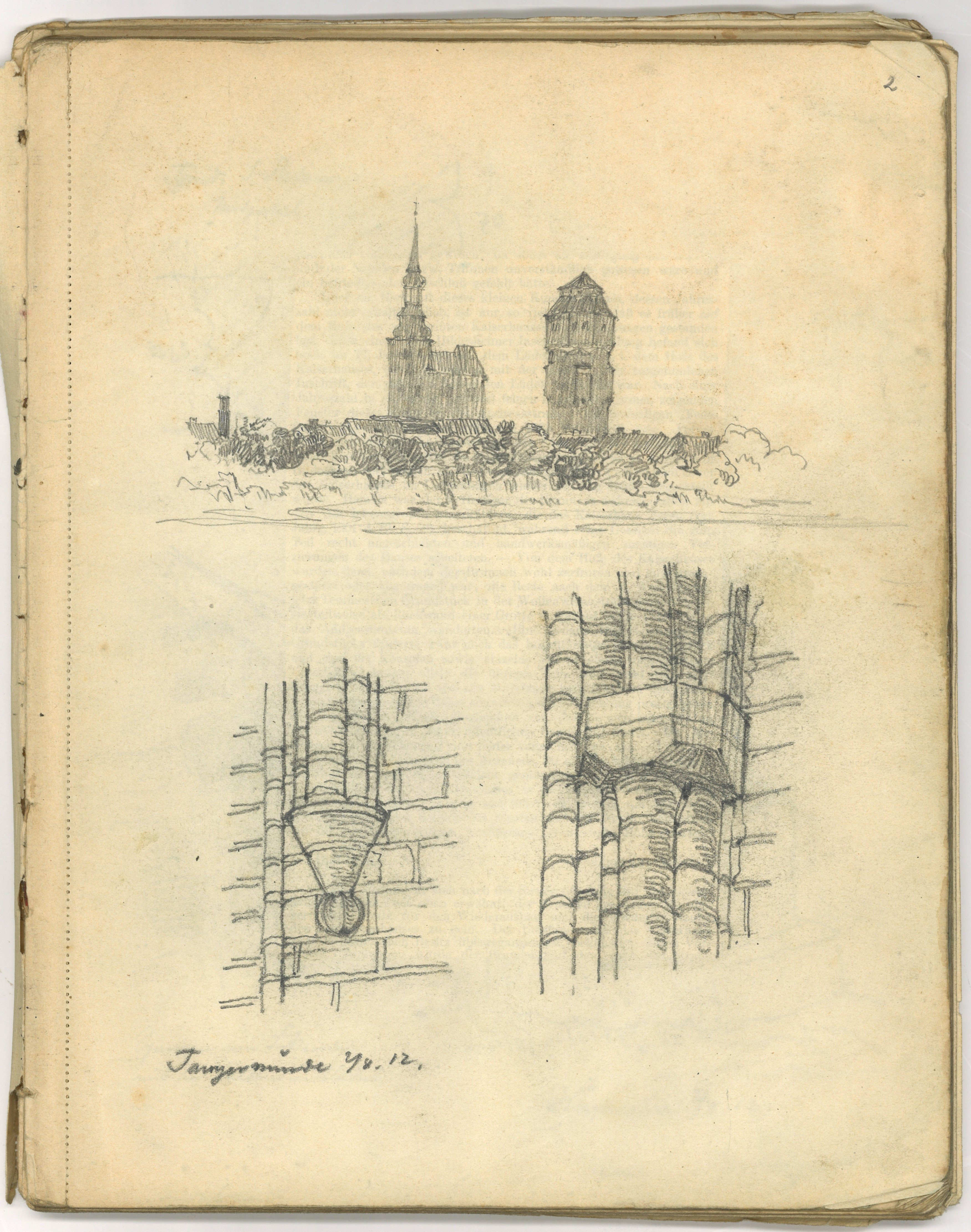 Otto Stiehl, Tangermünde: Drei Ansichten
