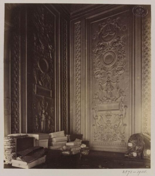 Atget, Jean-Eugène-Auguste, Modelled Decoration, Hôtel Gouthière, Paris, France