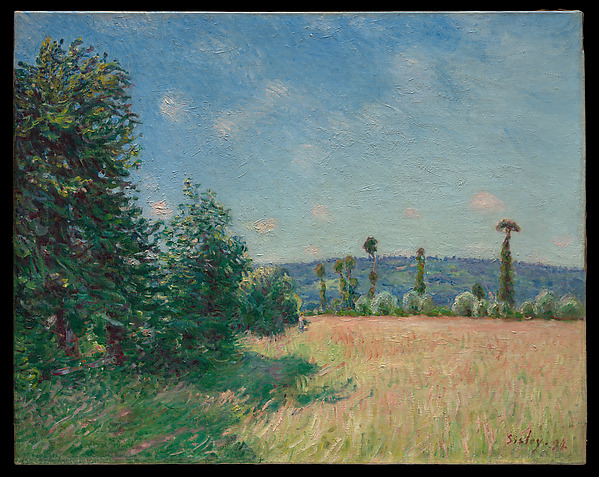 Alfred Sisley, Sahurs Meadows in Morning Sun