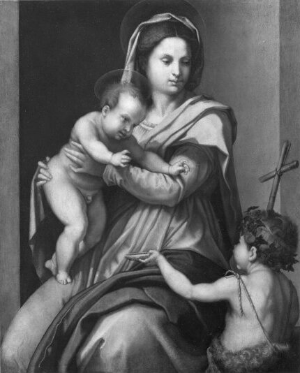Andrea del Sarto, The Virgin With child and Infant St. John