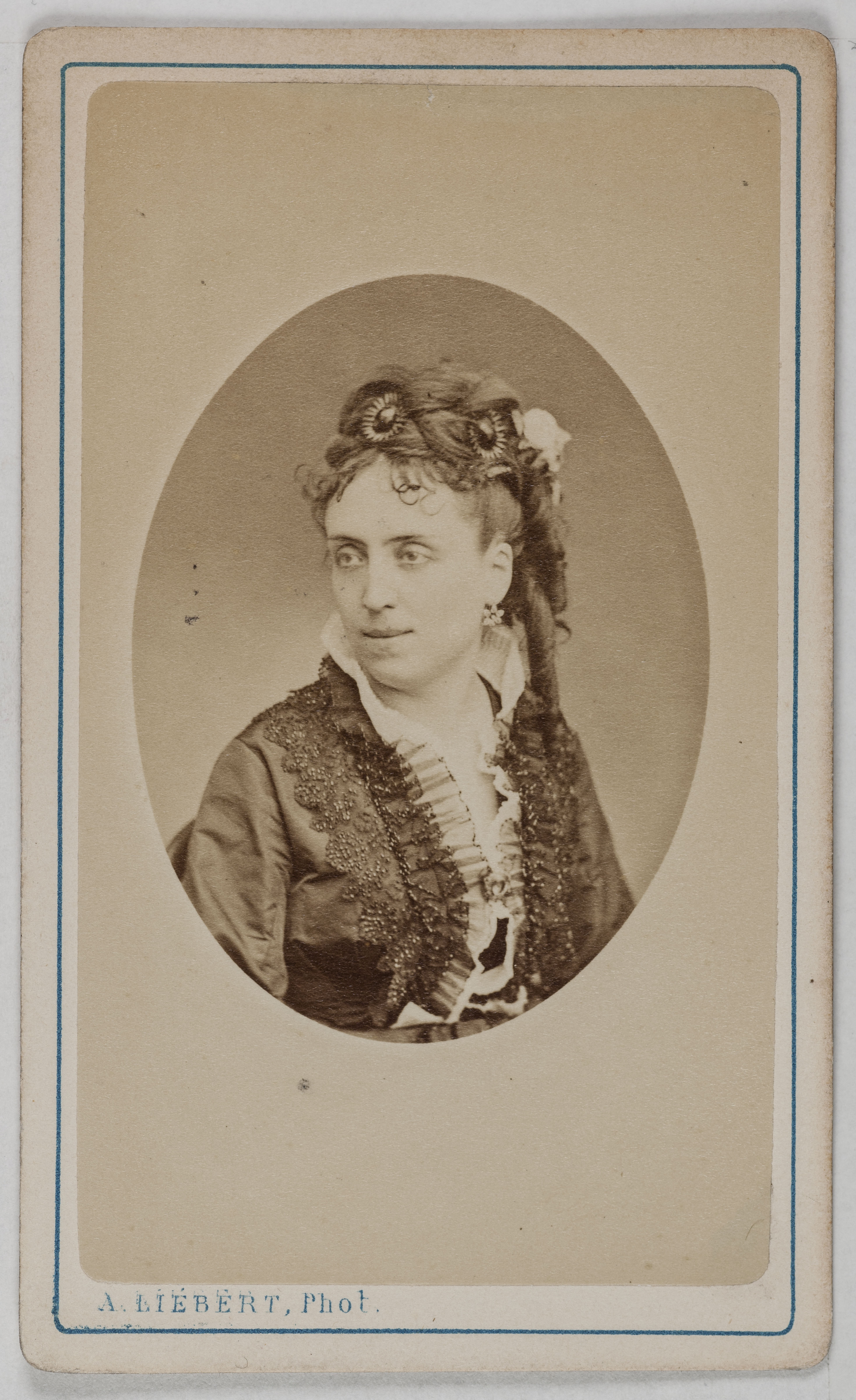 Alphonse Liébert, Portrait de Jaillet (actrice au théâtre des Italiens)