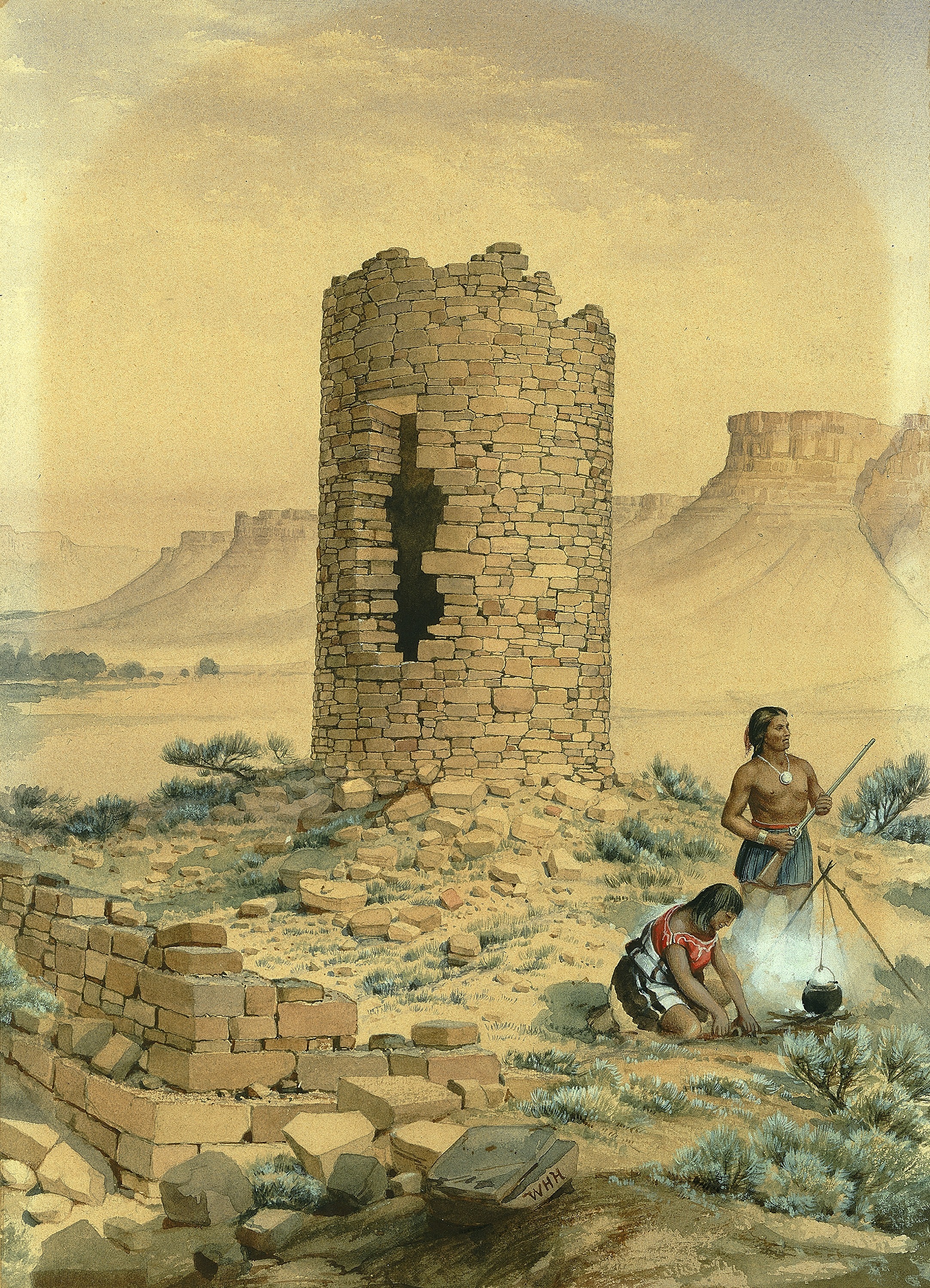 William Henry Holmes, Ancient Stone Round Tower
