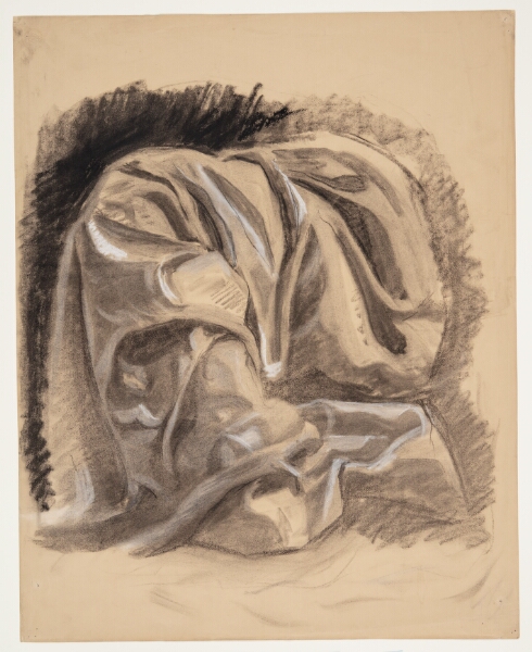 Oluf Hartmann, Draperistudie