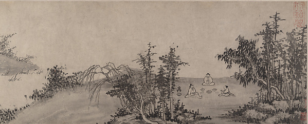 Yao Shou, Drinking and Composing Poetry