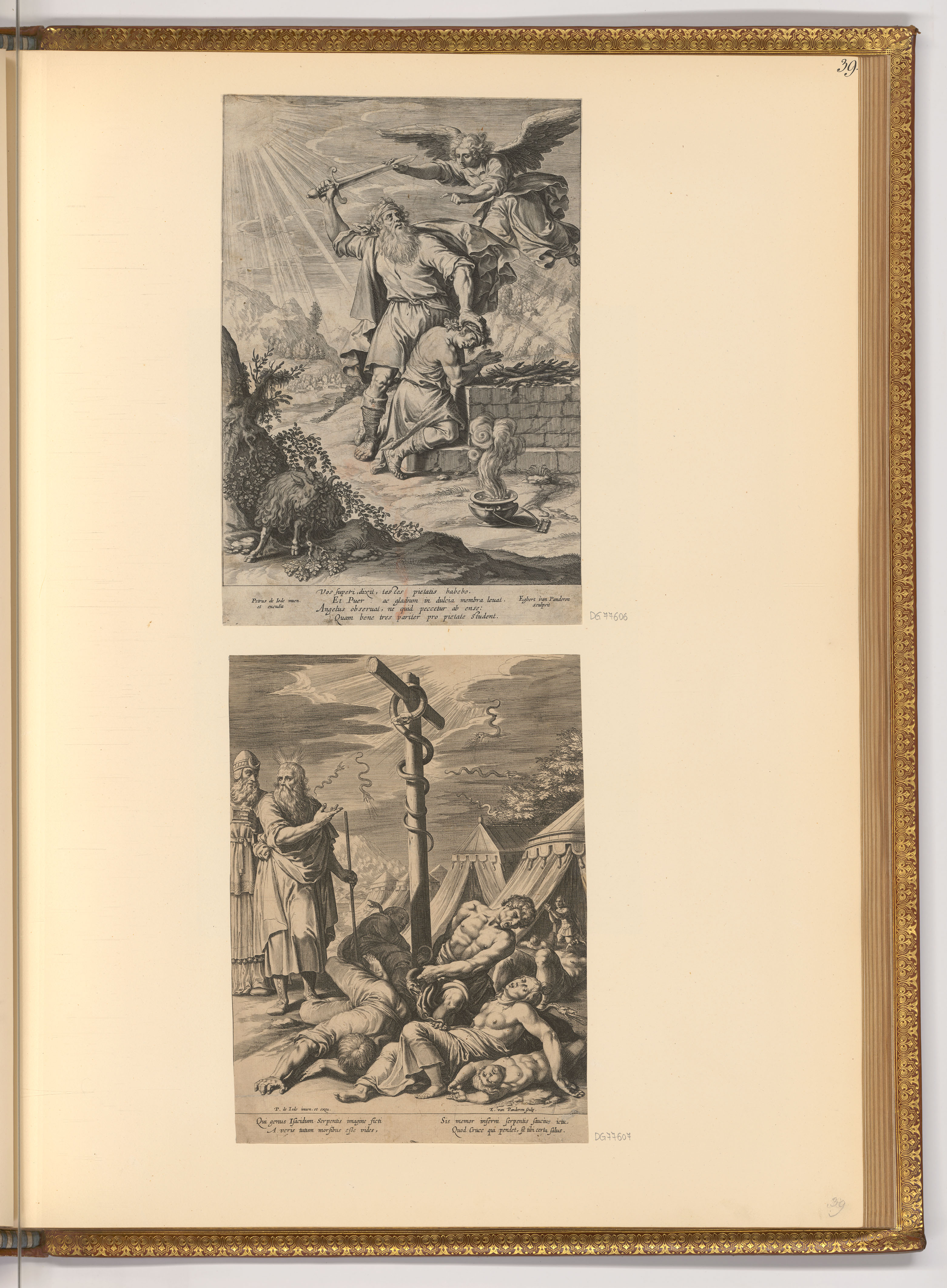 EgbertvanPanderen, Abrahams Opfer; Moses und die eherne Schlange