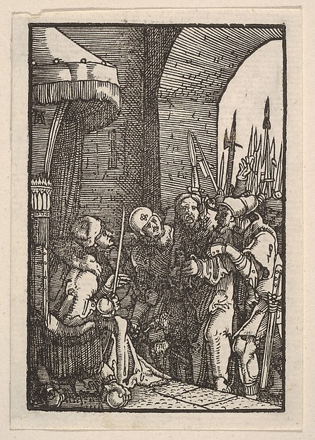 Albrecht Altdorfer, Christ Before Pilate, from "The Fall and Salvation of Mankind Through the Life and Passion of Christ"