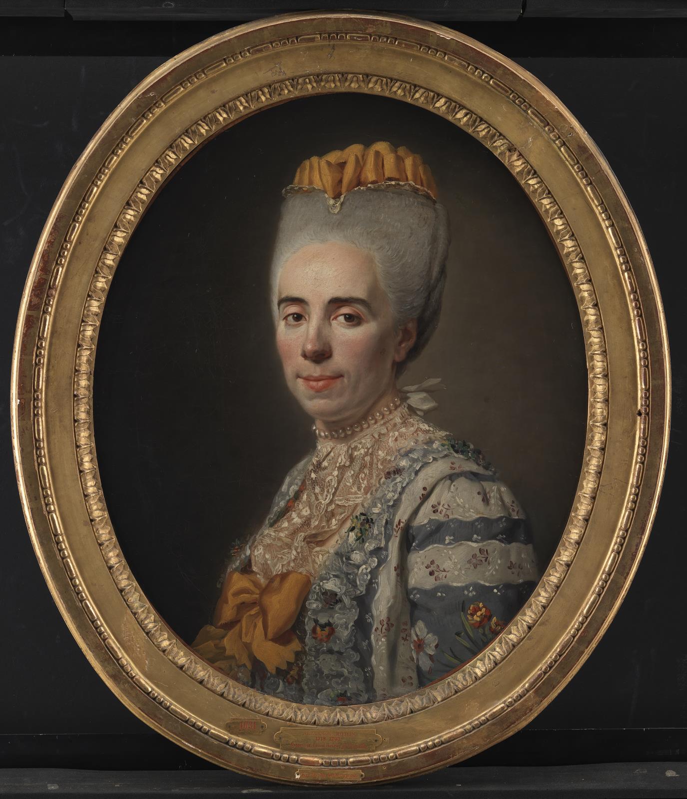 Alexander Roslin, Portræt af Mme Antoinette-Louise Issard-Lacour, gift med Ch. A. Bourlet de Vauxelles