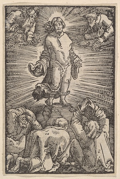 Albrecht Altdorfer, The Transfiguration of Christ, from "The Fall and Salvation of Mankind Through the Life and Passion of Christ"