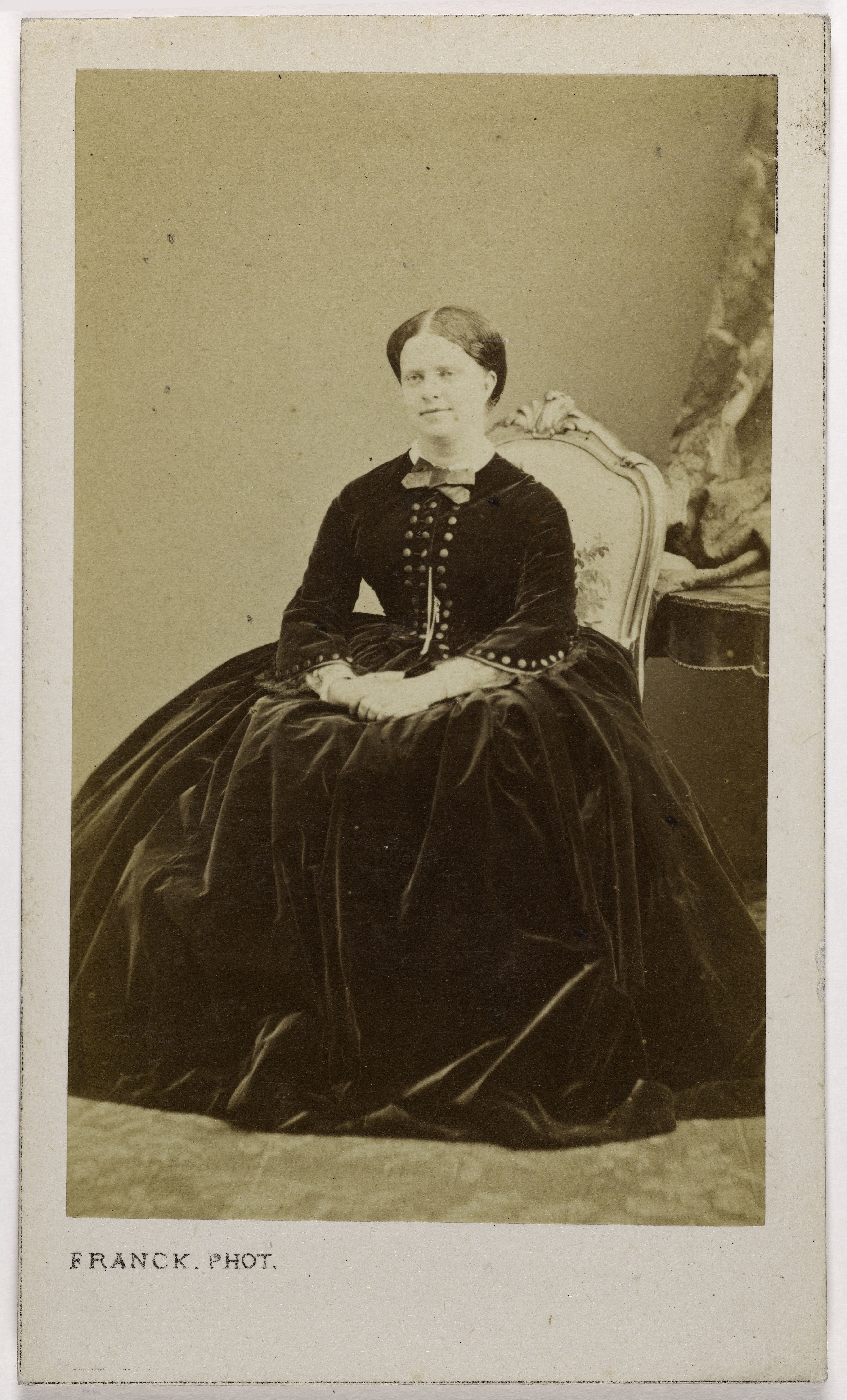 Franck, Portrait de la Princesse de Bonaparte (née Clothilde de Savoie) (1843-1911), (femme du Prince Napoléon)
