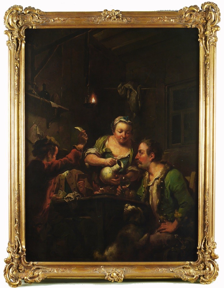 Johann Conrad Seekatz, Vagabunden beim Kartenspiel