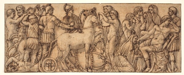 Pietro da Cortona, Frise fra en romersk sarkofag(?)