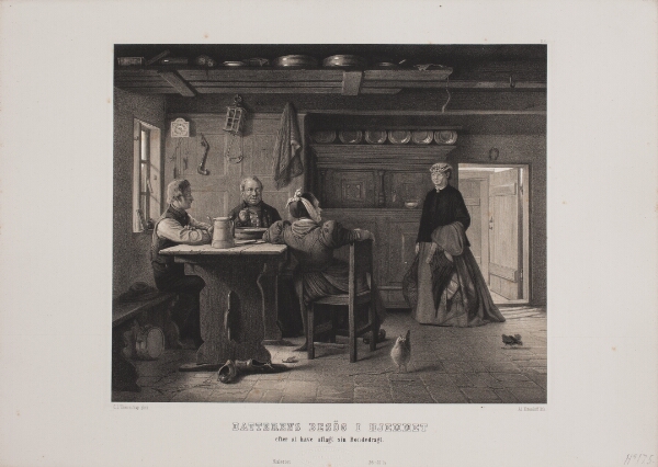 Adolph Kittendorff, Datterens besøg i hjemmet