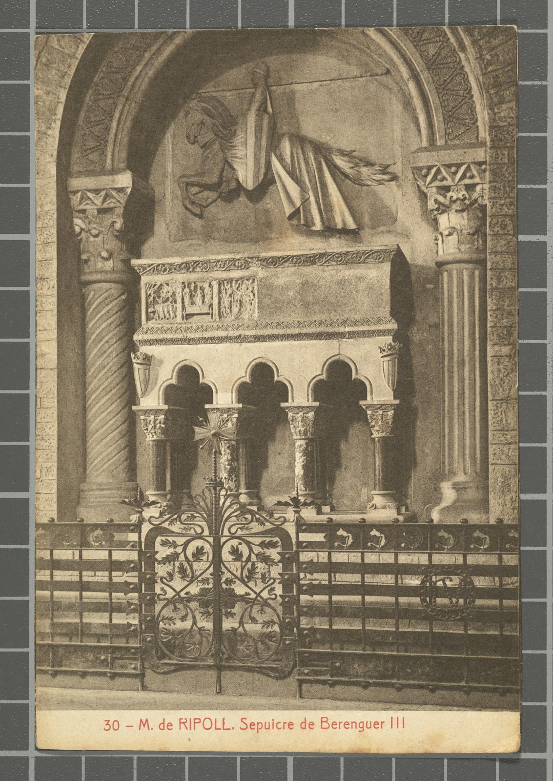 Desconegut, 30 - M. de Ripoll. Sepulcre de Berenguer III