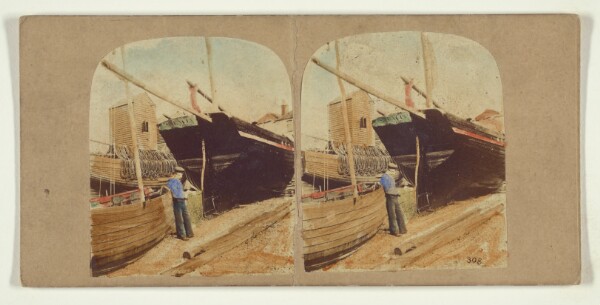 Roger Fenton, Hastings. A study on the Beach.