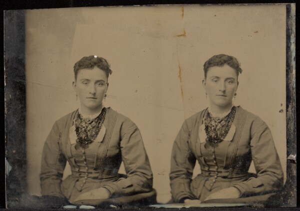 Jacob Byerly, [Double portrait of a young woman]