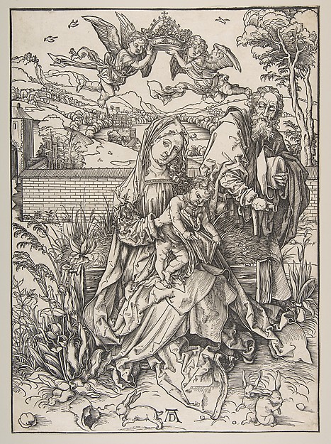 Albrecht Dürer, The Holy Family with Three Hares