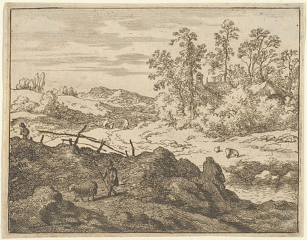 Allart van Everdingen, The Shepherd and the Lamb