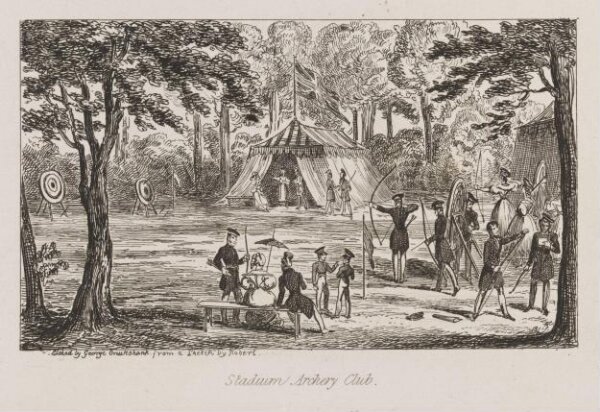 Cruikshank, George, Stadium Archery Club