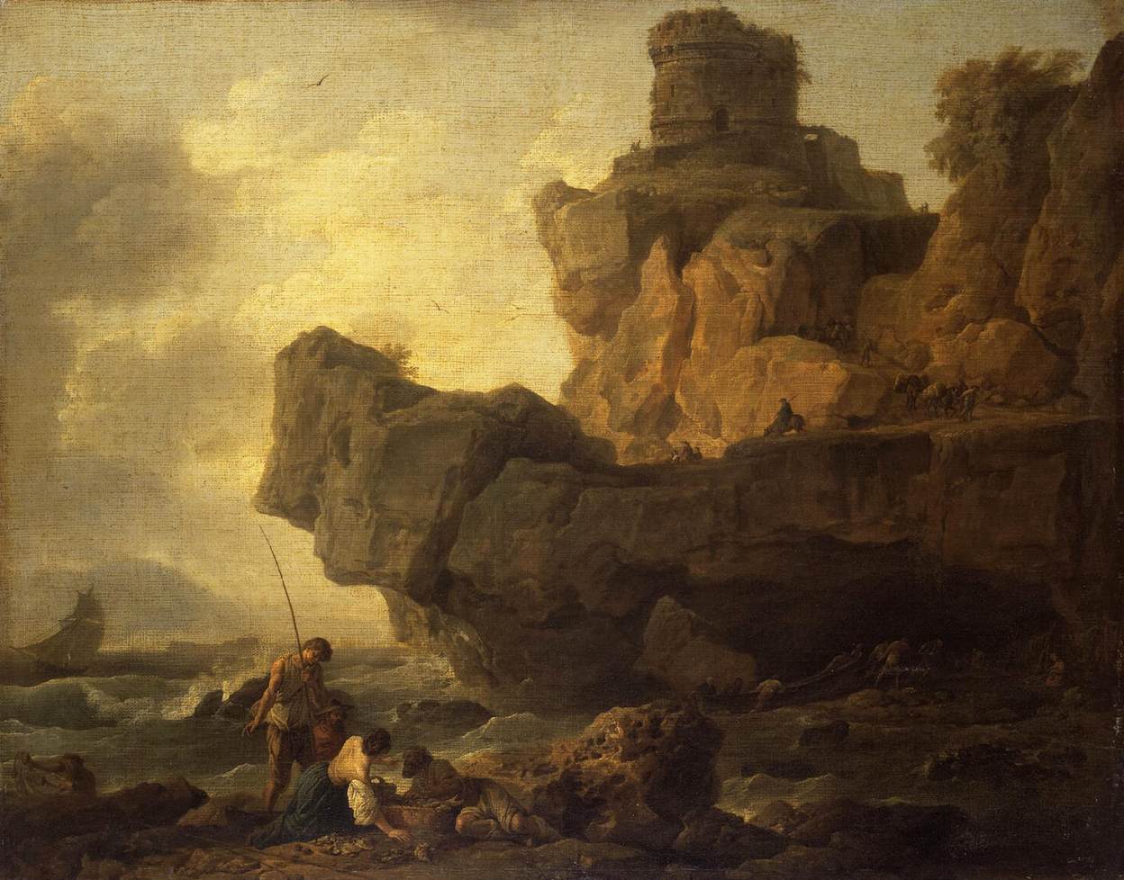 Joseph Vernet, Rocks on a Seashore
