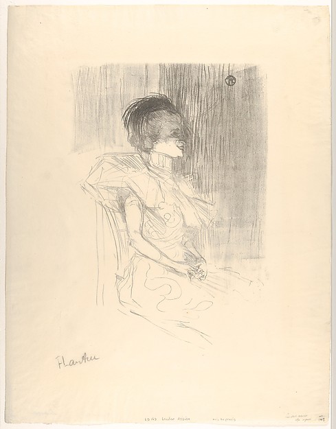 Henri de Toulouse-Lautrec, Marcelle Lender Seated