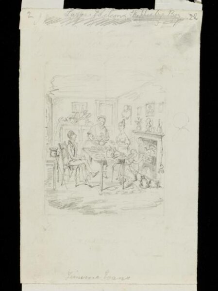 Cruikshank, George, Jemima Evans