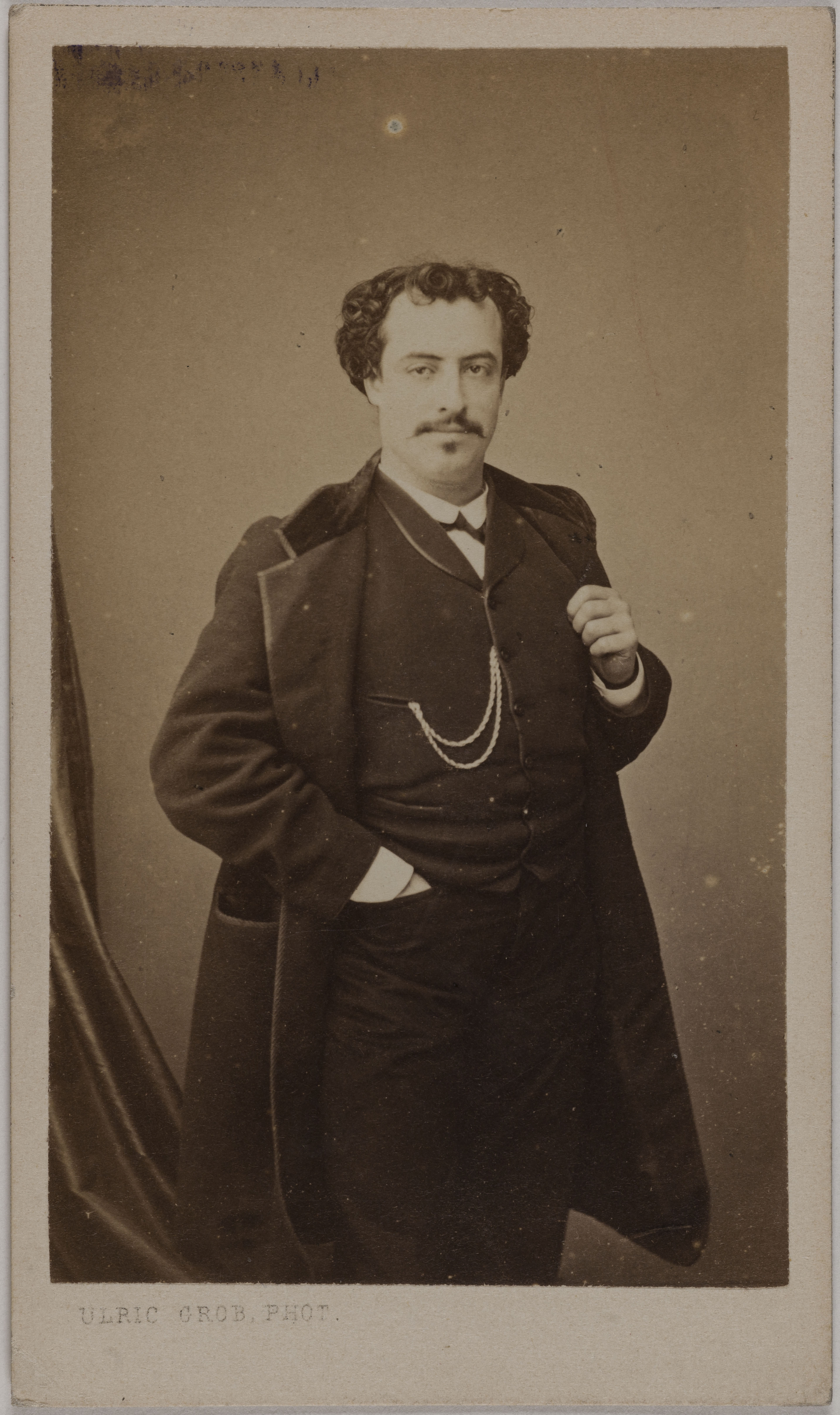 Ulric Grob, Portrait d'Aristie (Auguste J.B Marie, dit), (acteur)