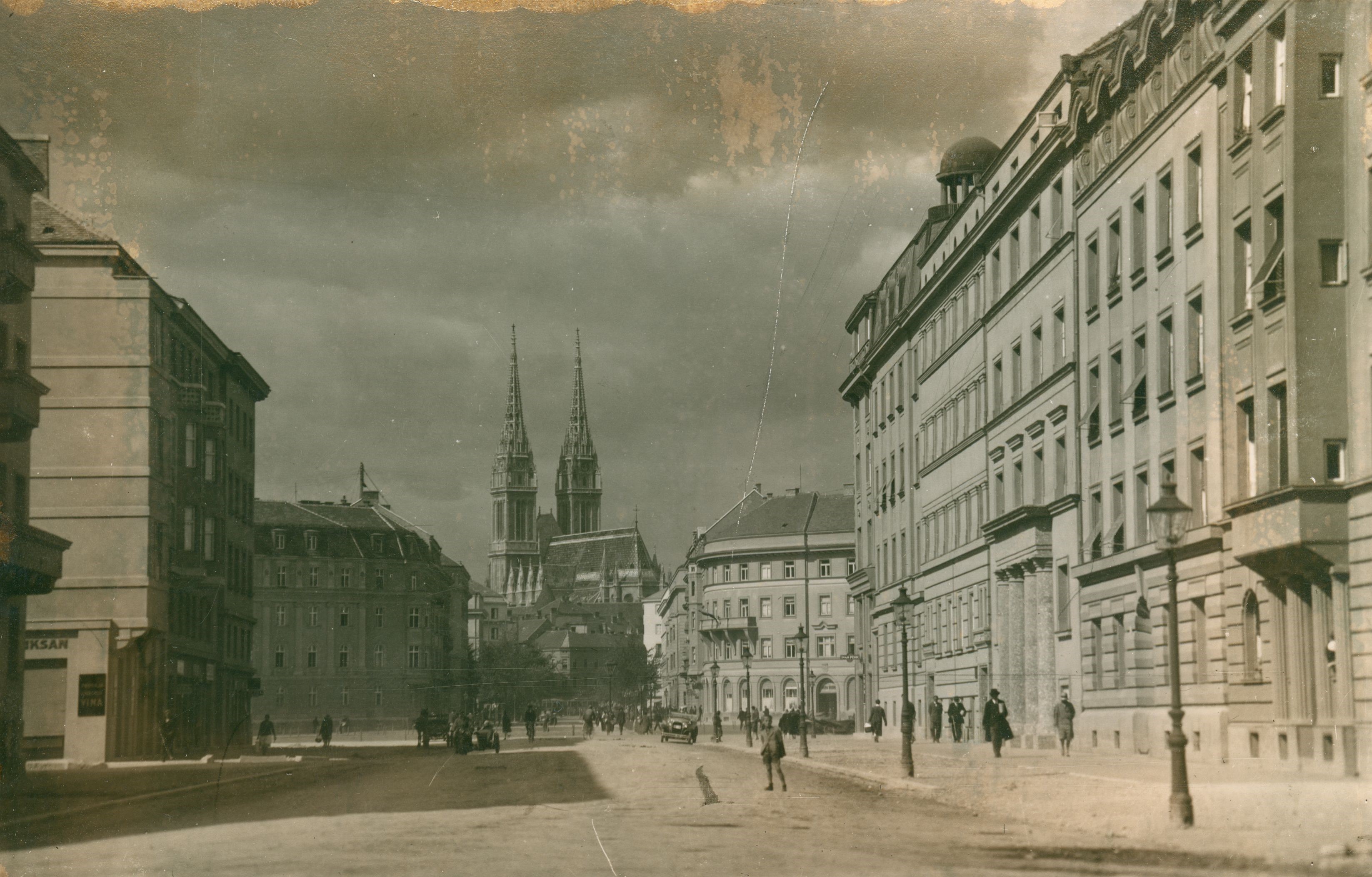 Vladimir Horvat, Zagreb - Račkoga ulica, veduta
